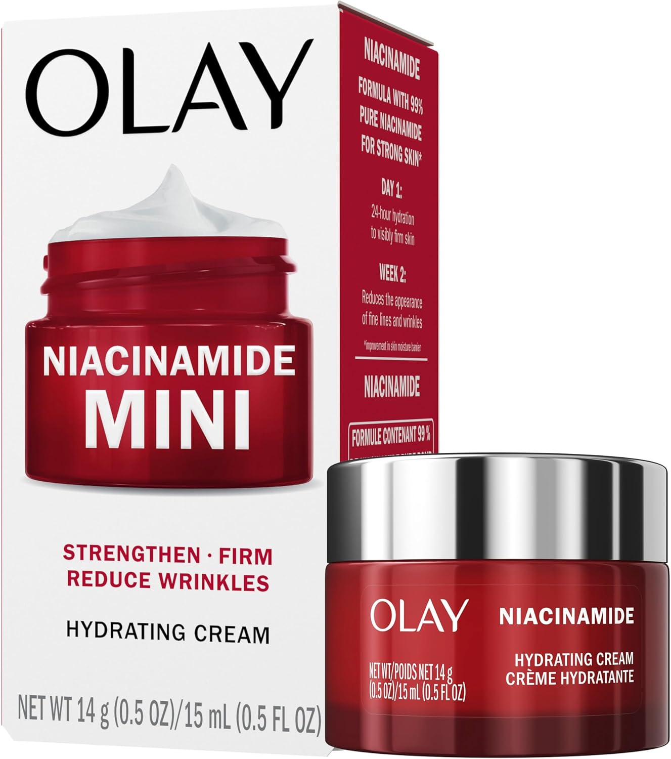 Olay Regenerist Niacinamide + Peptide 24 Hydratant pour le visage avec vitamine B3 pour une barrière cutanée plus forte, 15 mL - Image 2