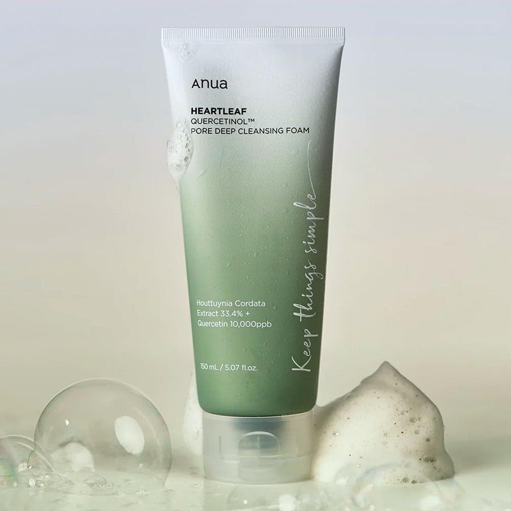 ANUA Heartleaf Quercetinol Mousse nettoyante en profondeur pour les pores (150 ml / 5,07 fl. oz.) - Image 2