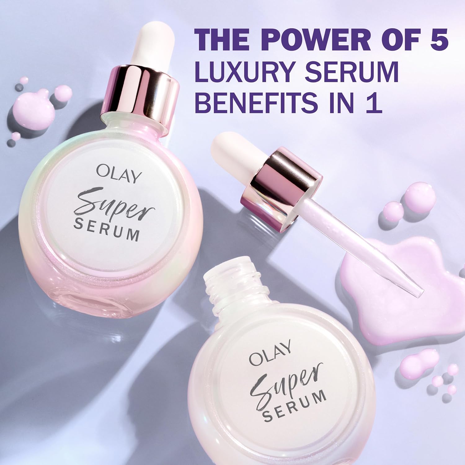 Olay Super Serum avec niacinamide, vitamine C, peptide de collagène, vitamine E et AHA, 30 mL