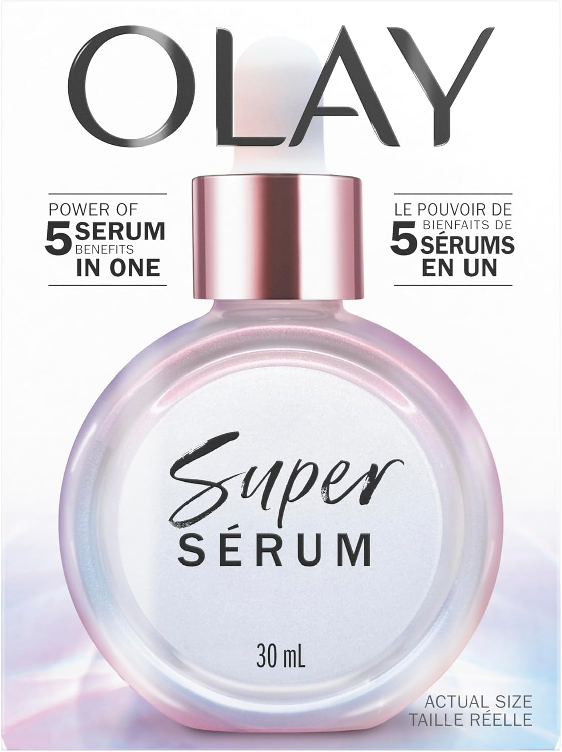 Olay Super Serum avec niacinamide, vitamine C, peptide de collagène, vitamine E et AHA, 30 mL - Image 3