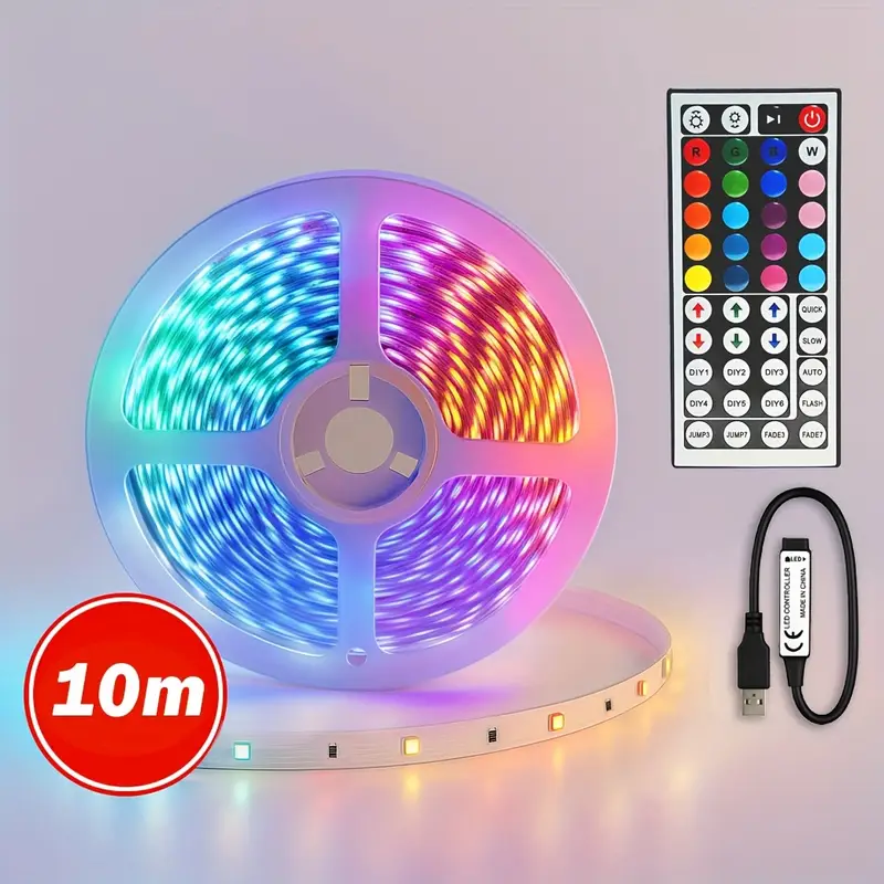 Ruban LED RVB Intelligent de 10m avec Application et Télécommande