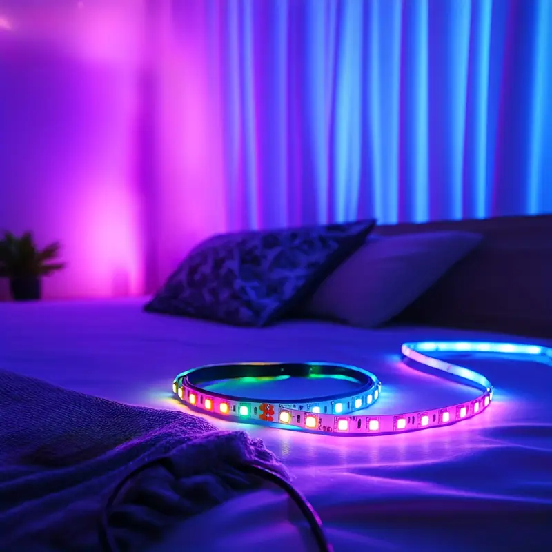 Ruban LED RVB Intelligent de 10m avec Application et Télécommande - Image 2