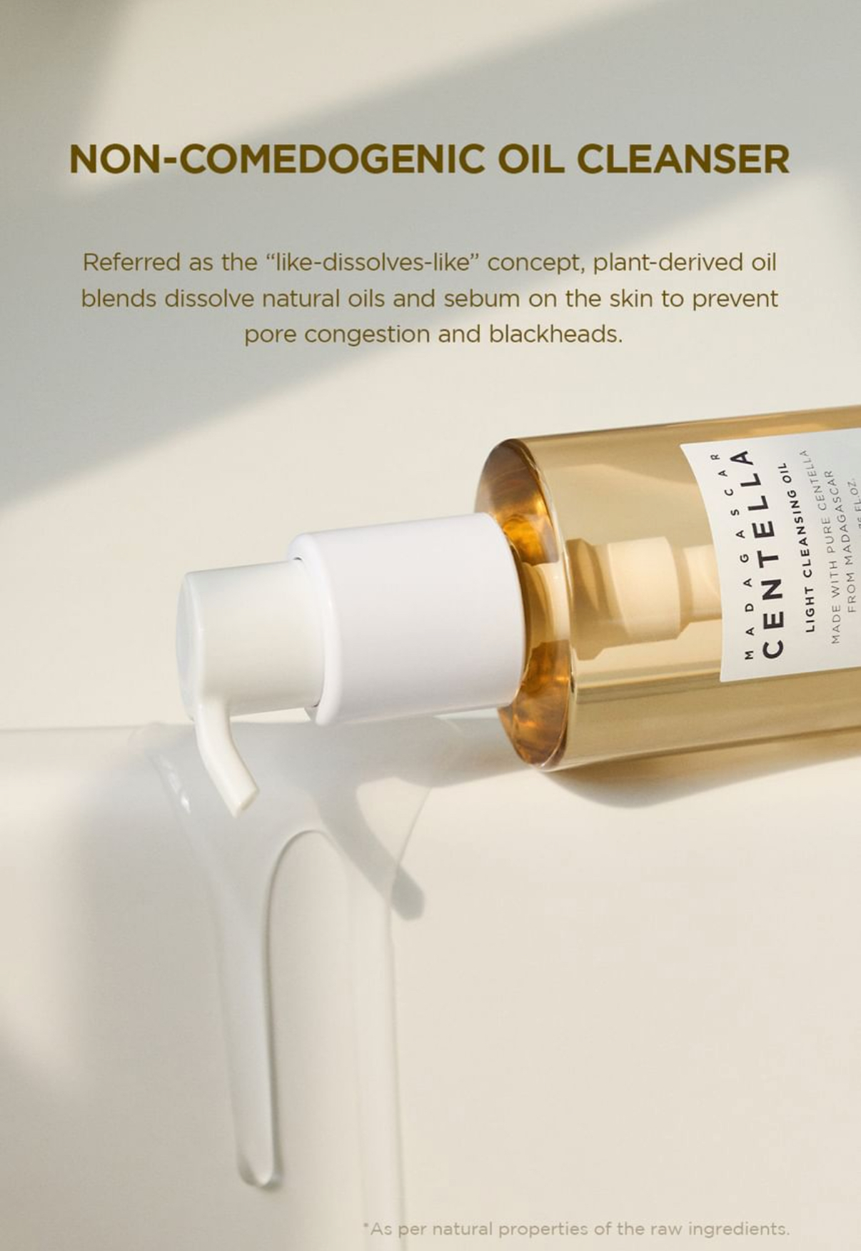 SKIN 1004 - Madagascar Centella Light Cleansing Oil - Huile démaquillante légère - Image 3