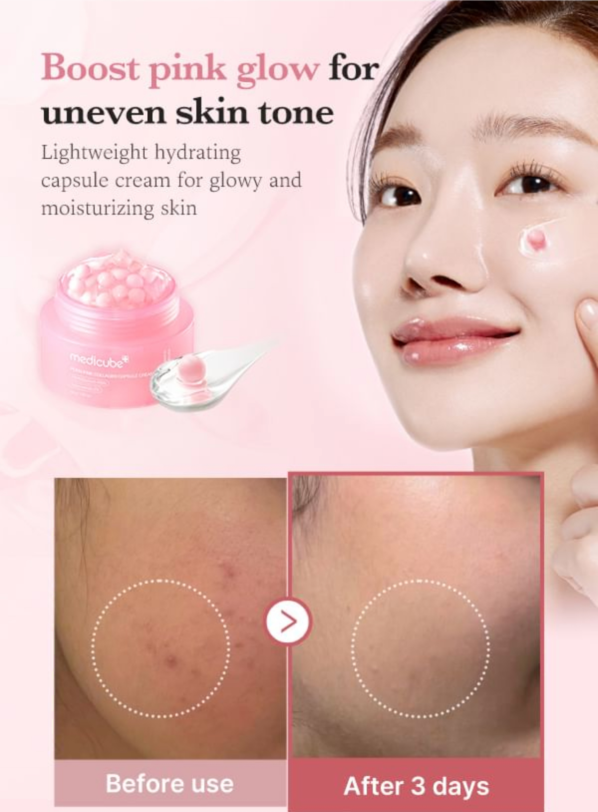 medicube - PDRN Pink Collagen Capsule Cream - Crème - Image 2