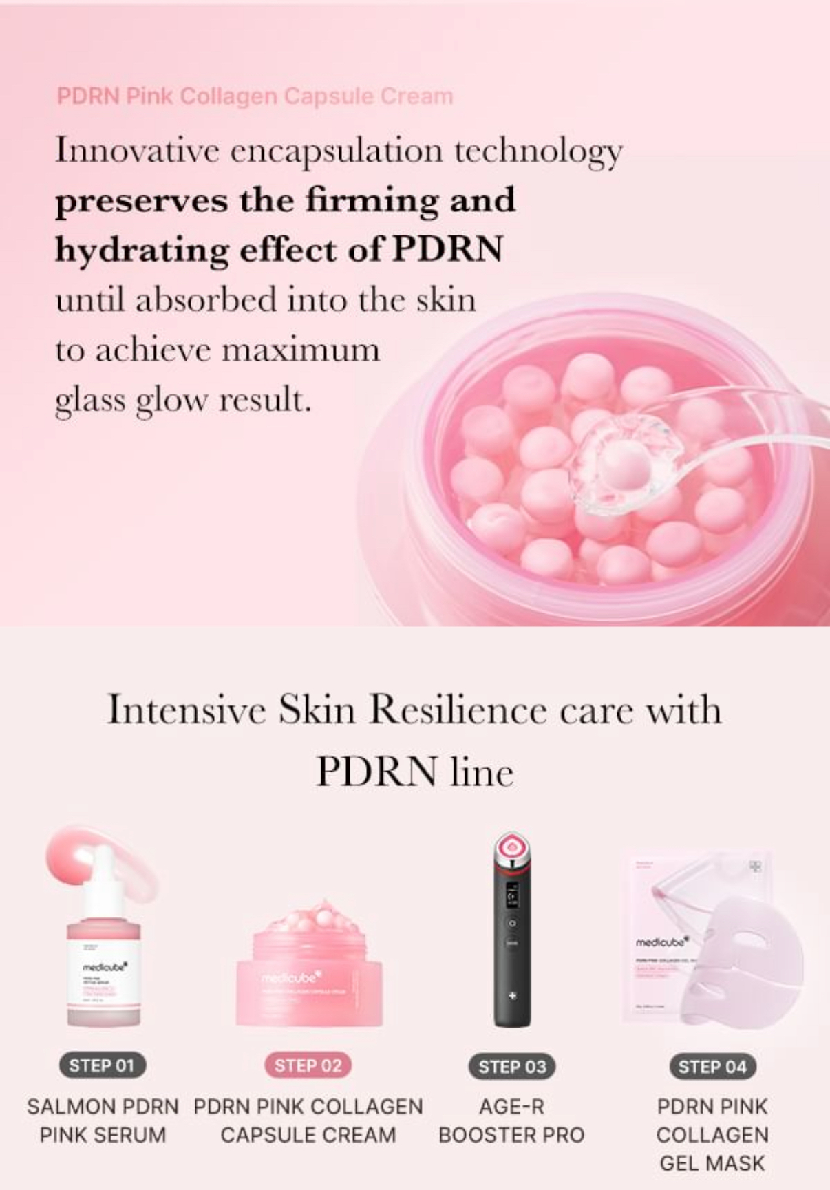 medicube - PDRN Pink Collagen Capsule Cream - Crème - Image 4