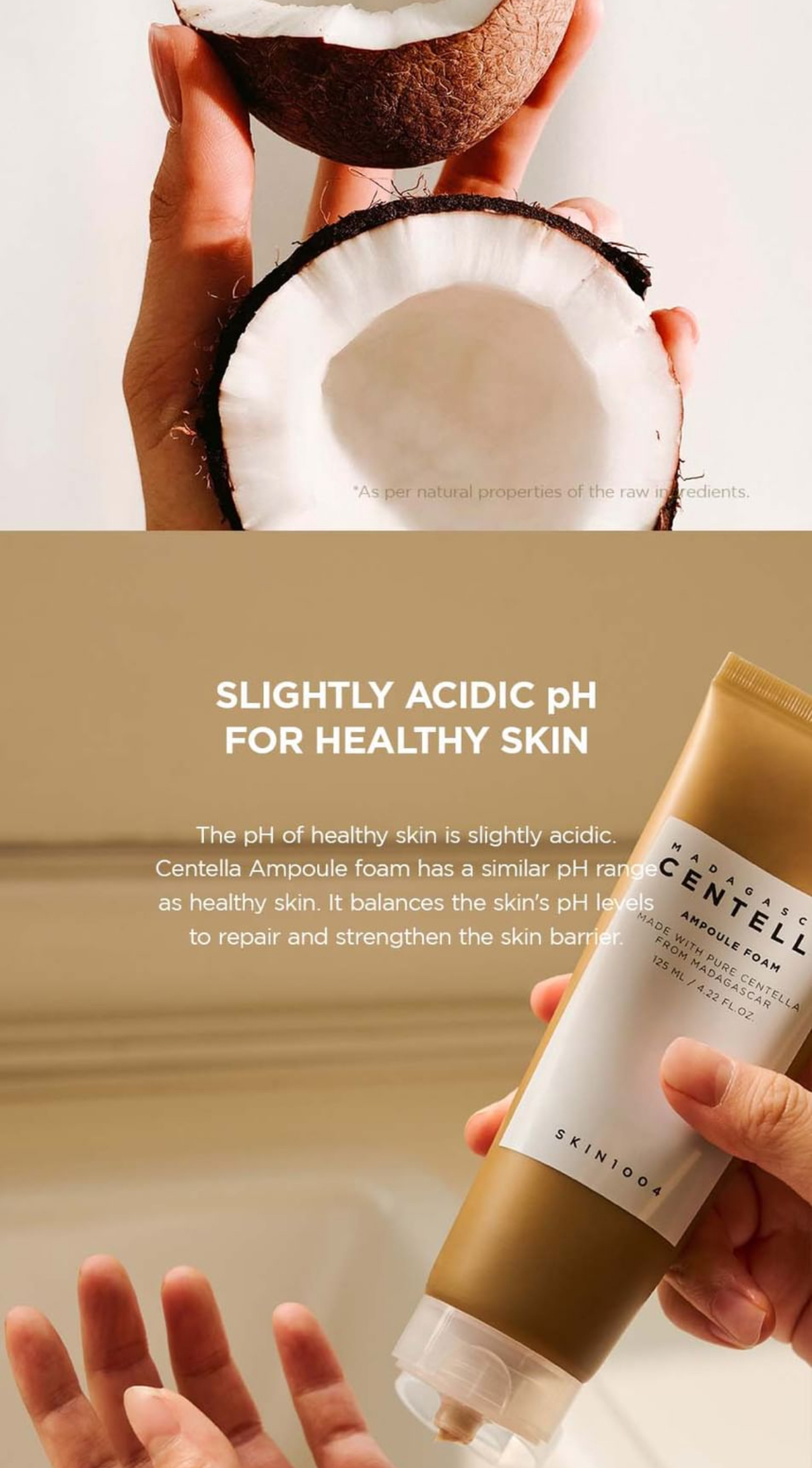 SKIN 1004 - Madagascar Centella Ampoule Foam - Mousse nettoyante hydratante - Image 3