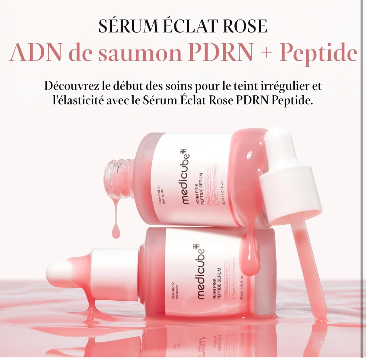 medicube - PDRN Pink Peptide Serum - Sérum aux peptides et PDRN - Image 3