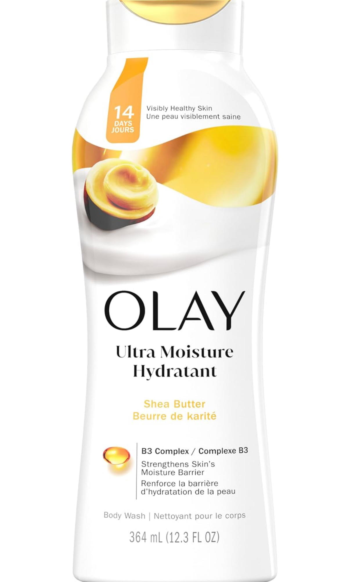 OLAY Lot de 6 gels douche ultra hydratants au beurre de karité, 2,184 ml au total